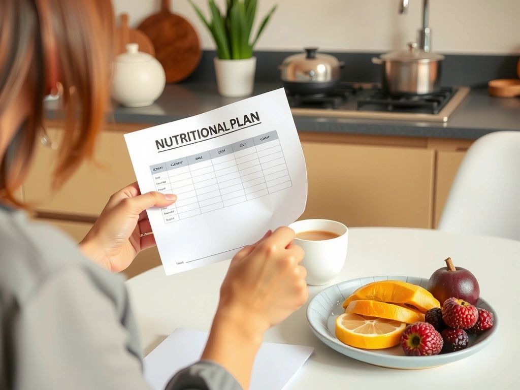 Anwendung eines persönlichen Ernährungsplans